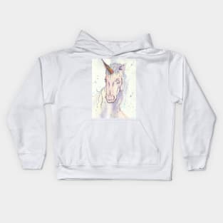 Watercolor Unicorn Kids Hoodie